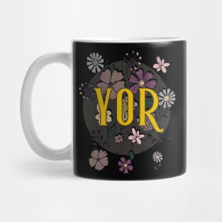 Aesthetic Proud Name Yor Flowers Anime Retro Styles Mug